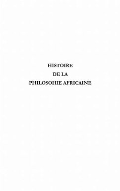 Histoire de la philosophie africaine (eBook, PDF) Cover Histoire de la philosophie africaine (eBook, PDF)