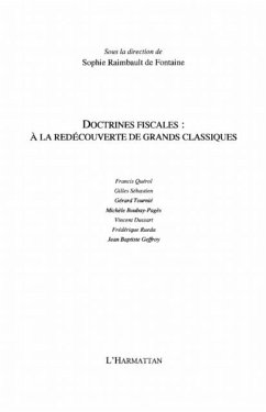 Cover Doctrines fiscales a la redecouverte de (eBook, PDF)