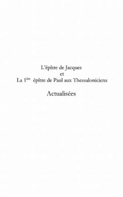 Epitre de jacques et 1er epitre de paul (eBook, PDF)