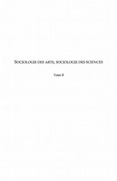 Cover Sociologie des arts sociologiesciences (eBook, PDF)