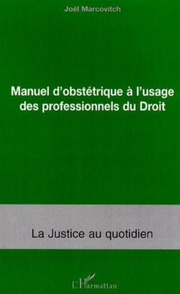 Manuel d'obstetrique a l'usageprofessio (eBook, PDF)