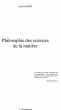 Philosophie des sciences de lamatiere... - Bild 1