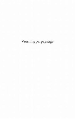 Vers l'hyperpaysage (eBook, PDF)