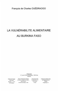 Vulnerabilite alimentaire au burkina fas (eBook, PDF)