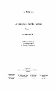 Cover Chaine des monts taebaek t.5 (eBook, PDF)