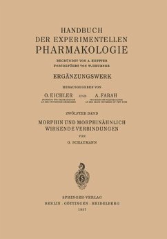 Morphin und Morphinähnlich Wirkende Verbindungen - Schaumann, O.