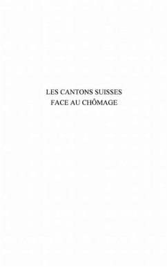 Cantons suisses face au chomage Les (eBook, PDF)