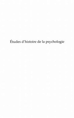 Etudes d'histoire de la psychologie (eBook, PDF)