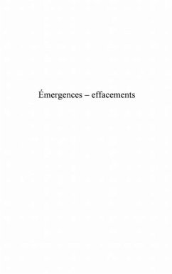 Emergences effacements : errances du reg (eBook, PDF)