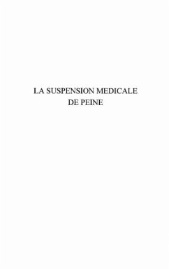 Suspension medicale de peine la (eBook, PDF)