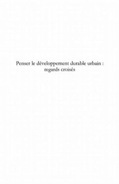 Cover Penser le developpement durable urbain : regards croises (eBook, PDF)