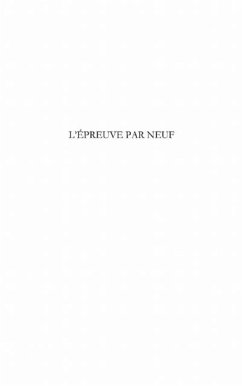 Epreuve par neuf L' (eBook, PDF) - Edouard Elvis Bvouma