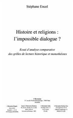 Cover Histoire de religion l'impossible dialog (eBook, PDF)