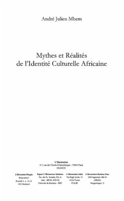 Mythes et realites de l'indentite cultur (eBook, PDF)