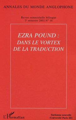 Cover Ezra Pound : dans le vortex de la traduction (eBook, PDF)