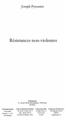 Resistances non-violentes (eBook, PDF) - Pyronnet Joseph