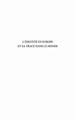 Identite en europe et sa tracedans le m (eBook, PDF)