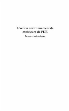 Cover L'action environnementale exterieure de l'ue - les accords m (eBook, PDF)