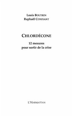 Chlordecone 12 mesures pour sortir crise (eBook, PDF)