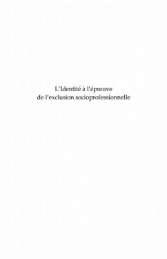 L'identite A l'epreuve de l'exclusion so (eBook, PDF)