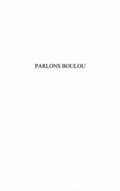 Cover Parlons boulou langue bantou du cameroun (eBook, PDF)