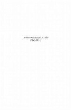 Intellectuels francais et l'italie 1945 (eBook, PDF)