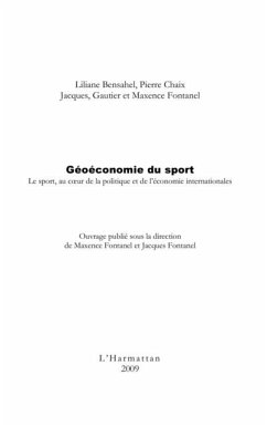 Geoeconomie du sport - le sport au coeur de la politique et (eBook, PDF)