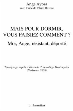 Mais pour dormir, vous faisiezcomment ? (eBook, PDF)