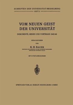 Vom Neuen Geist der Universität