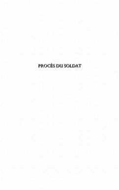 Cover ProcEs du soldat (eBook, PDF)