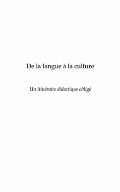 De la langue A la culture - un itineraire didactique oblige (eBook, PDF)