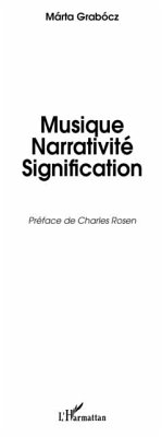 Musique, narrativite, signification (eBook, PDF)