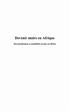 Devenir maire en Afrique (eBook, PDF) - Alain Kisito Metodjo