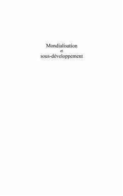 Cover Mondialisation et sous-developpement (eBook, PDF)