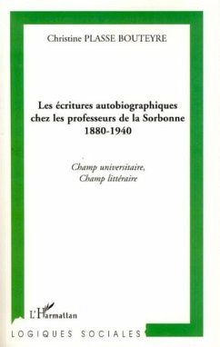 Les ecritures autobiographiques chez les professeurs de la s (eBook, PDF)