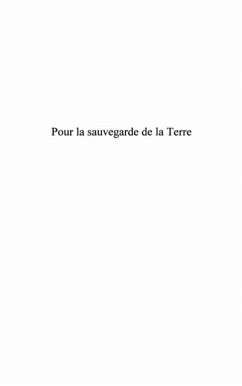 Cover Pour la sauvegarde de la terre - chroniques d'une invitation (eBook, PDF)