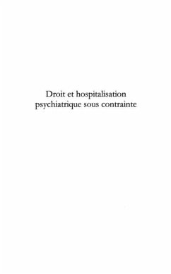 Cover Droit et hospitalisation psychiatrique sous contrainte (eBook, PDF)