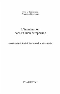 L'immigration dans l'union europeenne - (eBook, PDF)