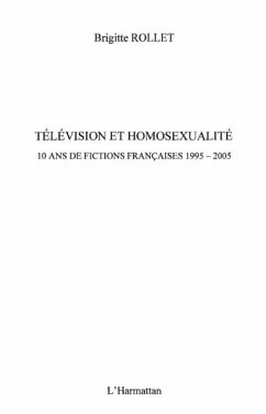 Television et homosexualite (eBook, PDF)