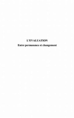 Evaluation entre permanence etchangemen (eBook, PDF)