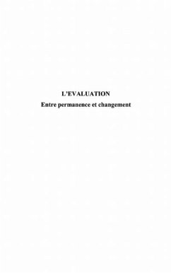 Evaluation entre permanence etchangemen (eBook, PDF)