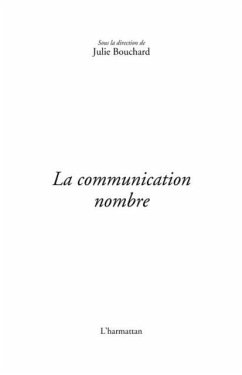Cover Communication nombre La (eBook, PDF)