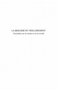 Cover La biologie du vieillissement (eBook, PDF)
