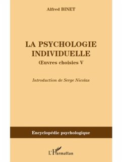 La psychologie individuelle - ouvres choisies v (eBook, PDF)