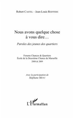 Nous avons quelque chose A vous dire... - paroles des jeunes (eBook, PDF)