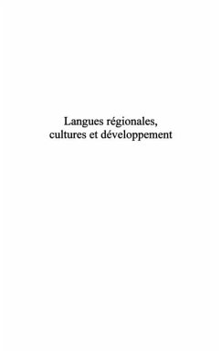 Langues regionales, cultures et developpement (eBook, PDF) - Dominique Huck