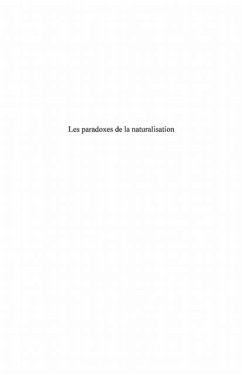 Cover Paradoxes de la naturalisation (eBook, PDF)