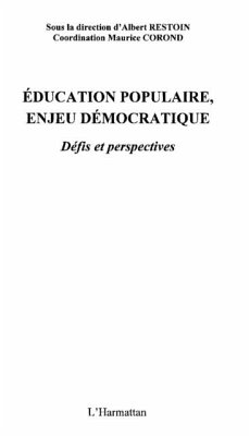 Education populaire, enjeu democratique (eBook, PDF) Education populaire, enjeu democratique (eBook, PDF)