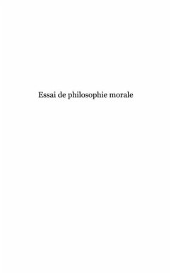 Essai de philosophie morale (eBook, PDF)