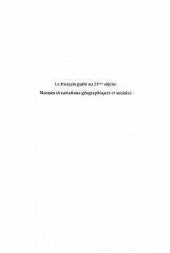 Francais parle au XXieme siecle 1 (eBook, PDF)